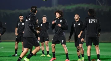 منتخب مصر يركز تدريباته المكثفة استعدادًا لمواجهة الأردن في كأس العرب 1